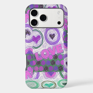 Lovely Love Heart Motif Art Imprimer