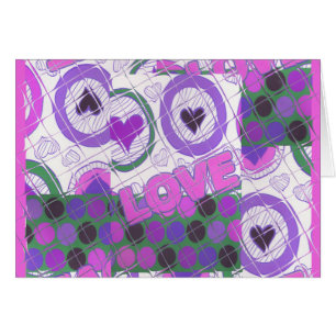 Lovely Love Heart Motif Art Print