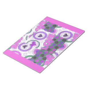 Lovely Love Heart Motif Art Print Notepad