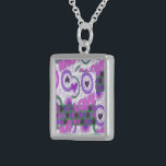 Lovely Love Heart Motif Art Print Sterling Silver Necklace<br><div class="desc">Lovely Love Heart Motif Art Print Introducing the "Lovely Love Heart Motif Art Print, " a vibrant and cheerful piece that celebrates love in a playful way. This artwork features a dynamic composition filled with heart motifs and the word "LOVE, " making it a perfect addition to any space that...</div>
