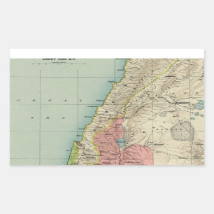 Lovely Map of Israel Sticker