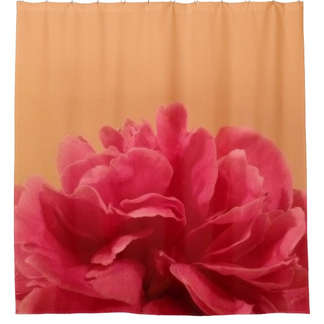 Lovely Melon Orange Hot Pink Floral (Front)