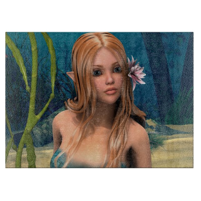 Lovely Mermaid Cutting Board (Front)