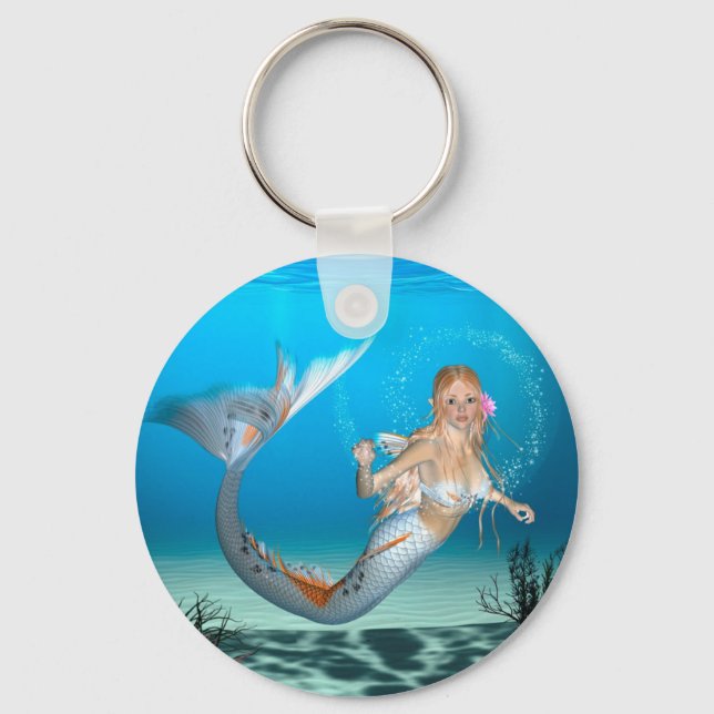 Lovely Mermaid Keychain (Front)