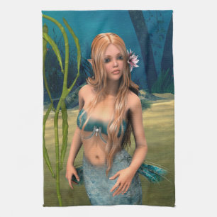 Lovely Mermaid Kitchen Towel