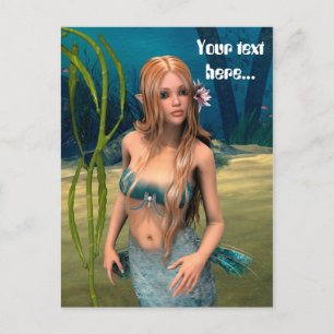 Lovely Mermaid Postcard