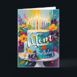 Lovely mom happy birthday cake birthday card mom<br><div class="desc">Designed by The Arty Apples Limited




generativecontent</div>