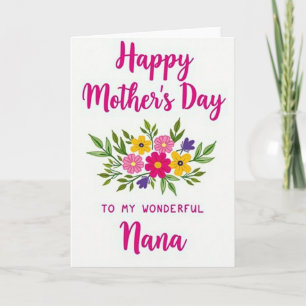 Lovely Mom Vibrant Blooms Card