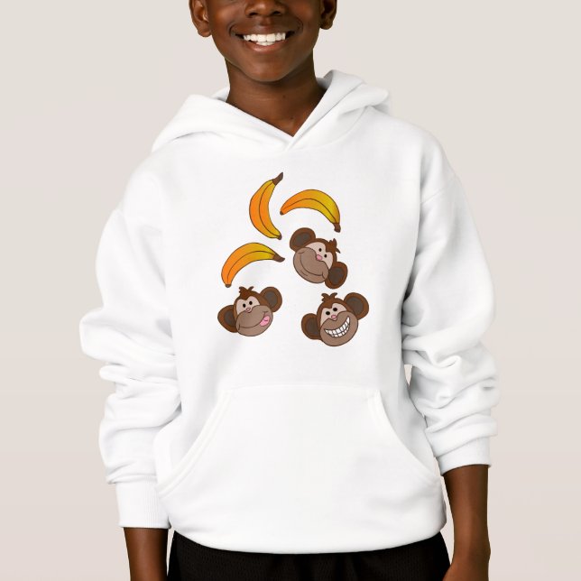 Lovely monkeys and bananas (Front)