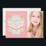 Lovely Mother's Day Photo Card<br><div class="desc">Make an lasting impression on Mother's Day with this Lovely Mother's Day Photo Card. The card is easy to customize with your wording, font, font colour, paper shape options and choice of six paper types. Not exactly what you're looking for? All our products can be custom designed to meet your...</div>