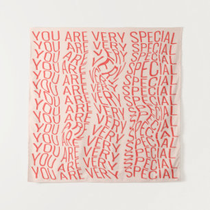 Lovely motivational inscription: you are very spec tapestry