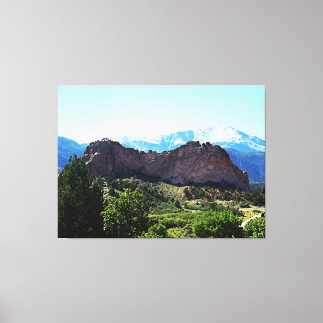 Lovely Mountain Landscape Wrapped Canvas Art (Front)