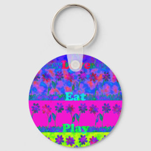 Lovely Nice Day Better Night Keychain