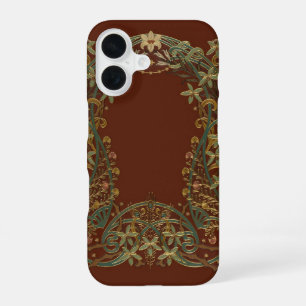 Lovely Nouveau Floral With Lily iPhone 16 Case