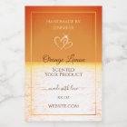 Lovely Ocean Design Product Packaging Labels