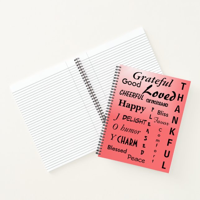 Lovely Ombre Pink Affirmations Carnet (Intérieur)