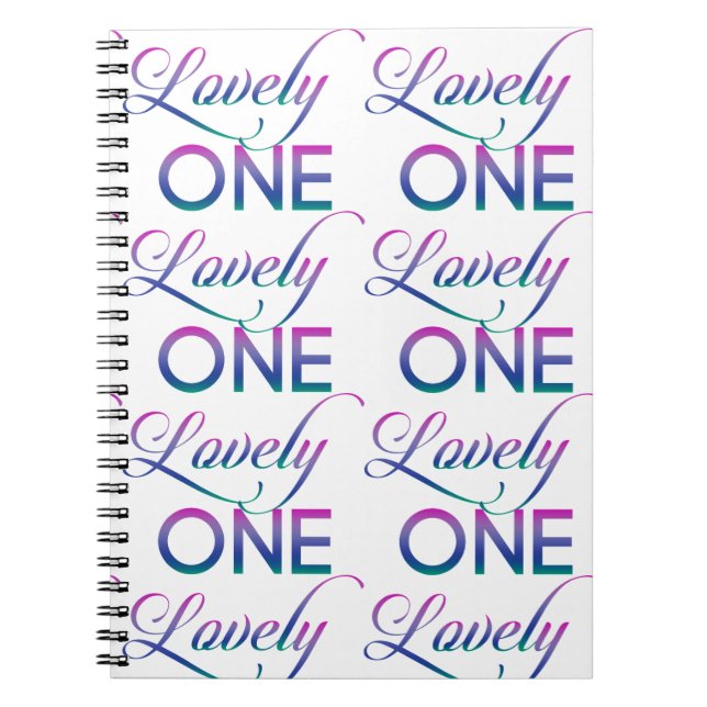 Lovely One Notebook (Front)