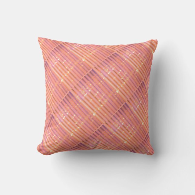 Lovely Orange design Pillow (Front)