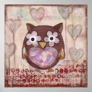 Lovely Owl Poster