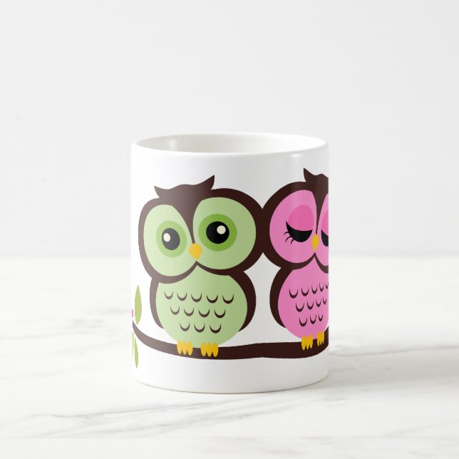 Lovely Owls Coffee Mug (Center)