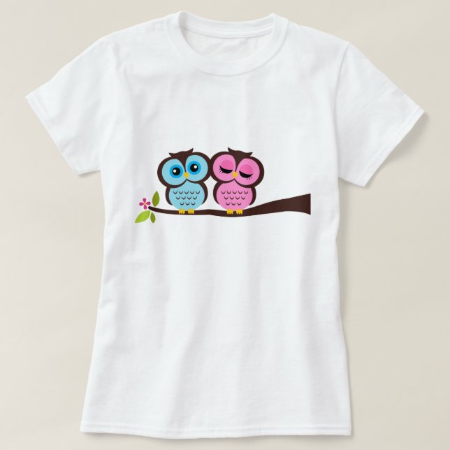 Lovely Owls T-Shirt (Design Front)