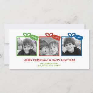 Lovely Packages Holiday Photo Card
