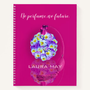 Lovely Pansy Atomizer Notebook