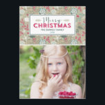 Lovely Pattern Christmas Holiday Photo Cards<br><div class="desc">Celebrate the season with this modern and stylish holiday card from Berry Berry Sweet. Visit WWW.BERRYBERRYSWEET.COM for more of our stylish holiday collections.</div>