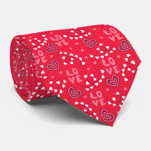 Lovely Pattern Design Valentine Tie