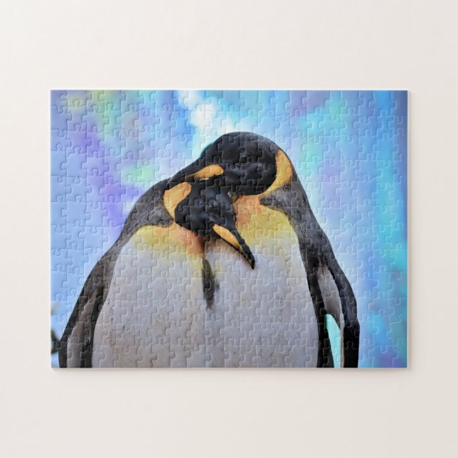 Lovely Penguin Couple, Jigsaw Puzzle (Horizontal)