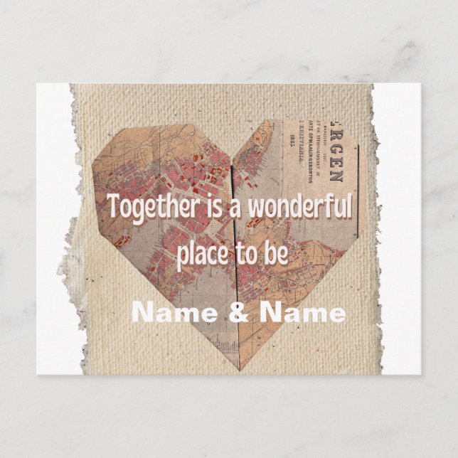 Lovely personalised card for your loved one (Front)