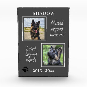 Lovely Pet Memorial Missed Beyond Measure Photo Block