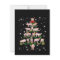 Lovely Pig Christmas Tree Covered By Flashlight