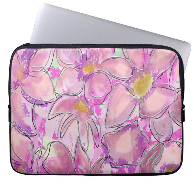 Lovely Pink Floral Vintage Sleeve (Front)