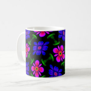 Lovely Pink Flowers Pattern Coffee Mug