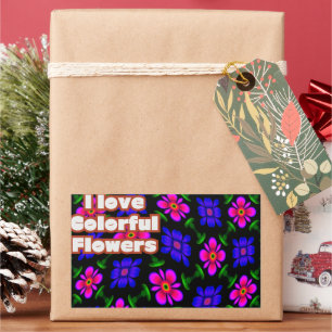 Lovely Pink Flowers Pattern Sticker