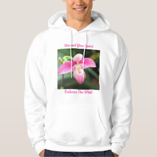 Lovely Pink Orchid Hoodie