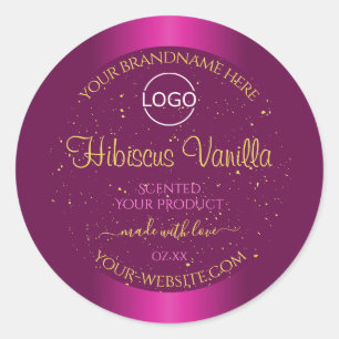 Lovely Pink Product Étiquette Gold Soft Parties sc