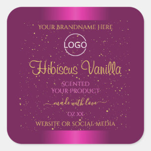 Lovely Pink Product Étiquette Gold Soft Parties sc