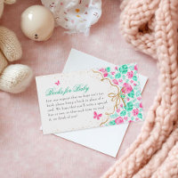 Lovely Pink Rose Floral Golden Bow Baby shower