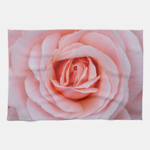 Lovely pink rose kitchen towel