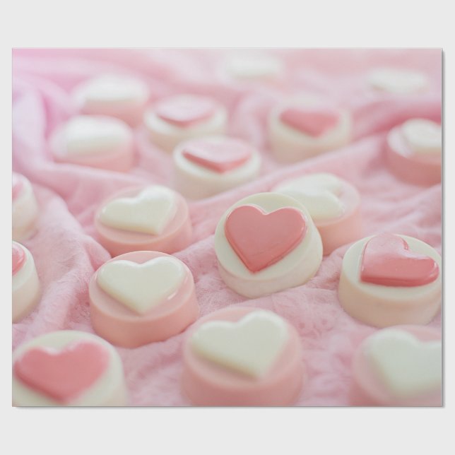 lovely pink  wrapping paper (Flat)