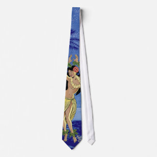 Lovely Polynesian Hula Dancer Tie