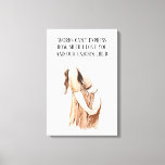 Lovely Pregnancy Wife Gift With Romantic Quote Canvas Print<br><div class="desc">This thoughtful and romantic pregnancy gift is sure to make your wife feel loved,  appreciated,  and excited for the future. It is a beautiful way to commemorate this special time in your lives and to express your love and commitment to each other.</div>