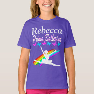 LOVELY PRIMA BALLERINA PERSONALIZED T SHIRT