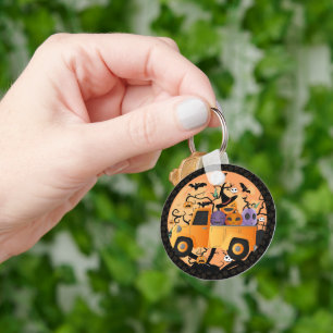 Lovely Pumpkin Halloween Keychain