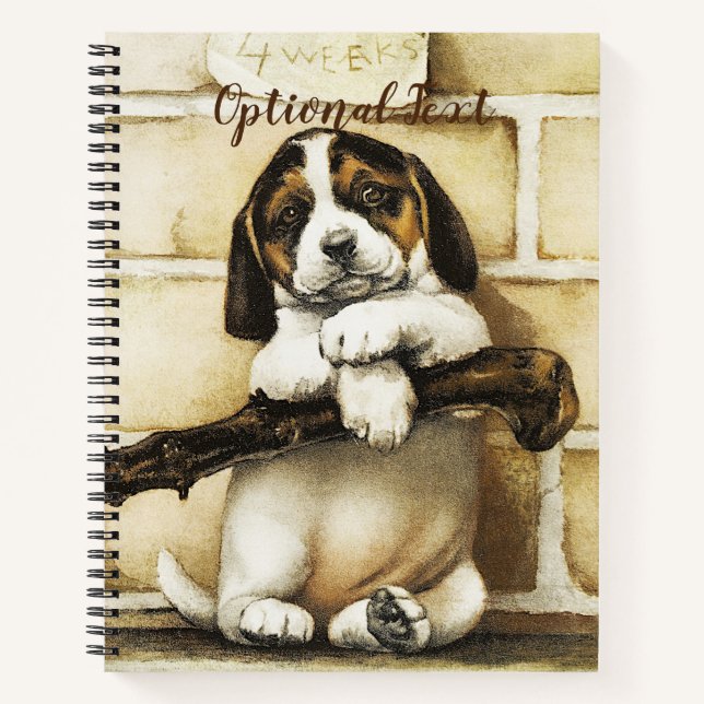 Lovely Puppy  Notebook (Front)