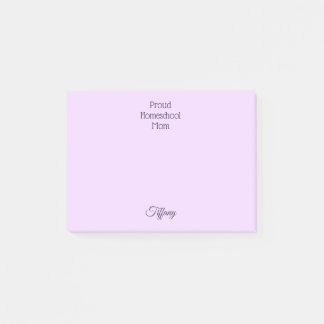 Lovely Purple Homeschool Mom Post-it Notes