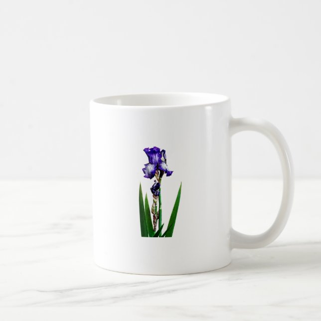 Lovely Purple Iris Coffee Mug (Right)
