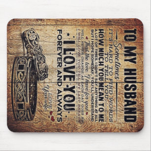 Lovely Quotes To My Husband Present For Man Mouse Pad